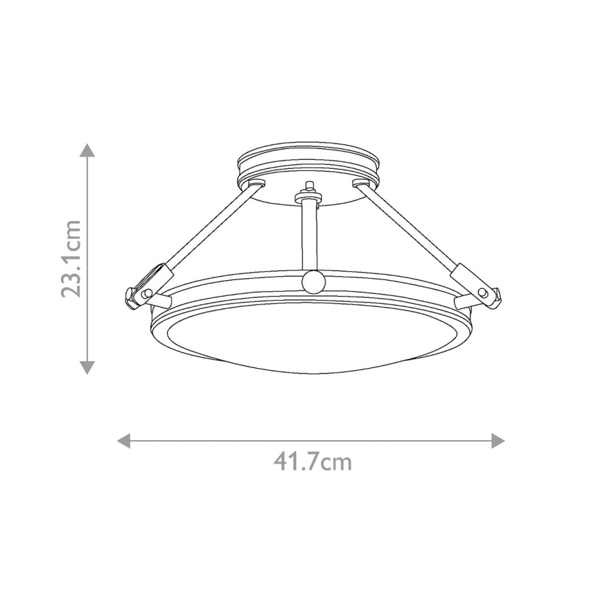 Elstead HK-COLLIER-SF-S - Surface-mounted żyrandol COLLIER 3xE14/60W/230V