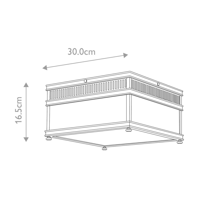 Elstead - Plafon zewnętrzny HOLBORN 2xE27/60W/230V IP44