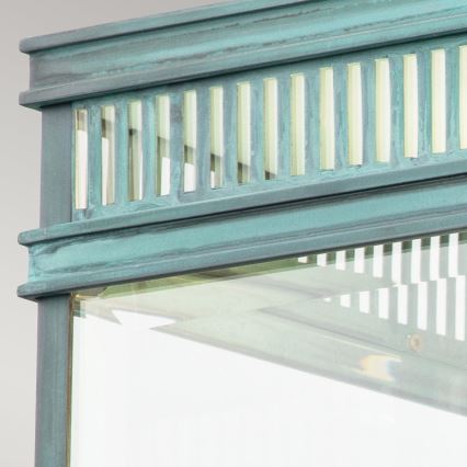 Elstead - Zewnętrzna oprawa sufitowa HOLBORN 2xE27/60W/230V IP44 turkusowa