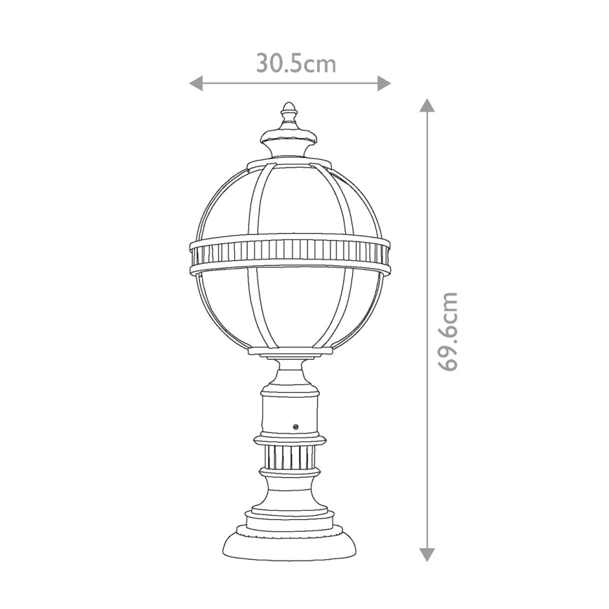 Elstead KL-HALLERON-3M - Lampa zewnętrzna HALLERON 3xE14/60W/230V IP44