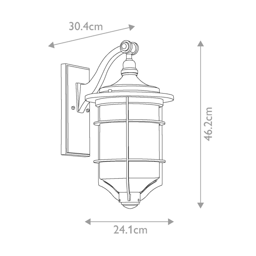 Elstead KL-ROYAL-MARINE2-M - Kinkiet zewnętrzny ROYAL 1xE27/60W/230V IP44