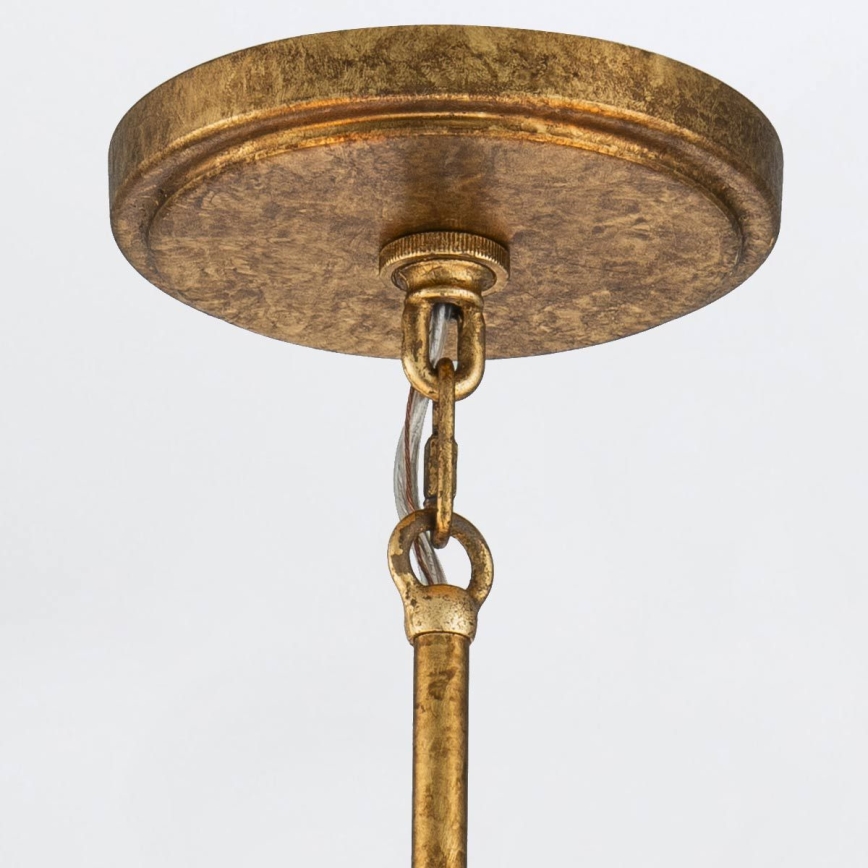 Elstead - Żyrandol na pręcie KRISTY 3xE27/40W/230V miedziany