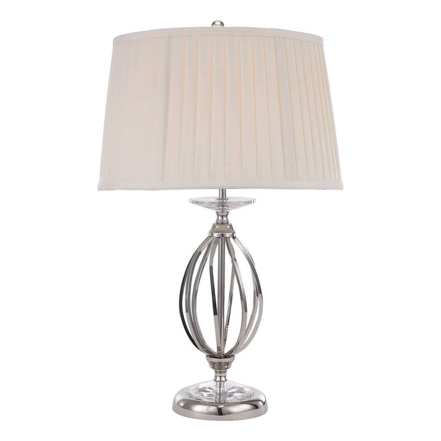 Elstead - Lampa stołowa AEGEAN 1xE27/60W/230V chrom błyszczący