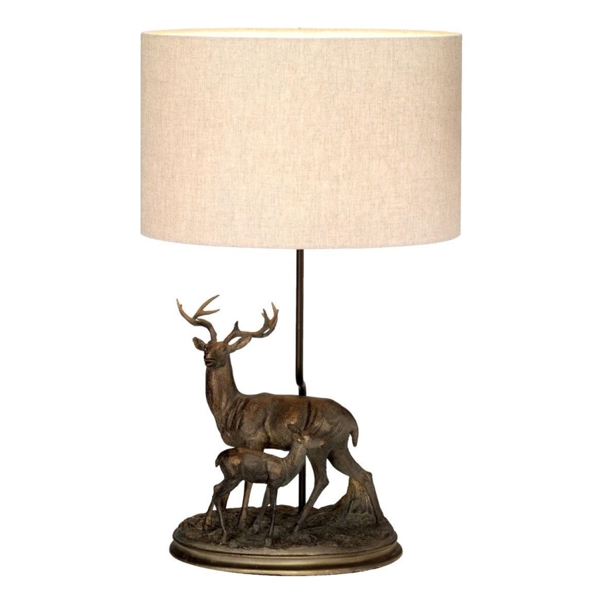 Elstead - Lampa stołowa AMELIA 1xE27/40W/230V brąz