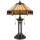 Elstead - Lampa stołowa INDUS 2xE27/60W/230V bursztyn szkło