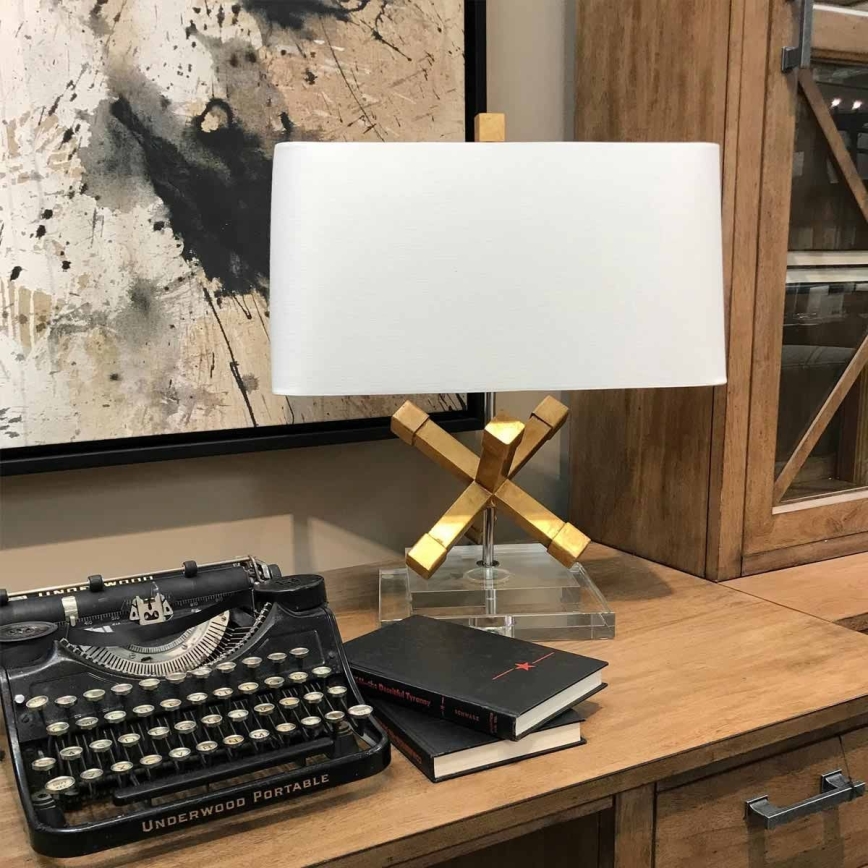 Elstead - Lampa stołowa JACKSON SQUARE 1xE27/60W/230V