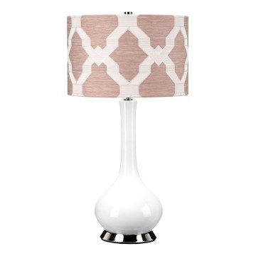 Elstead - Lampa stołowa MILO 1xE27/60W/230V różowy