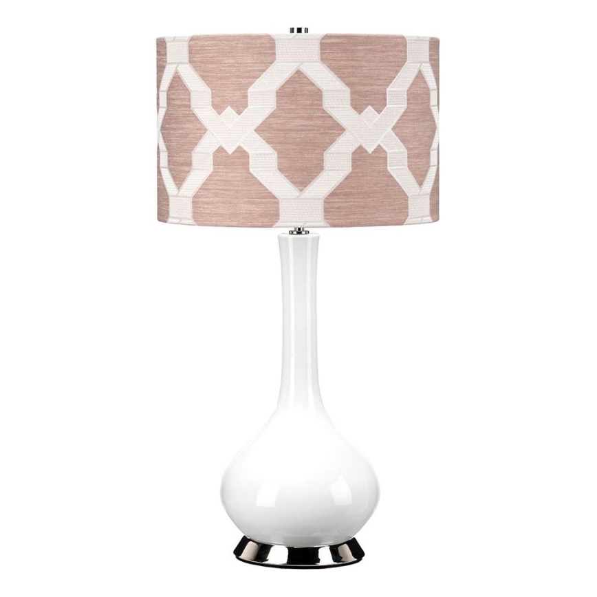 Elstead - Lampa stołowa MILO 1xE27/60W/230V różowy