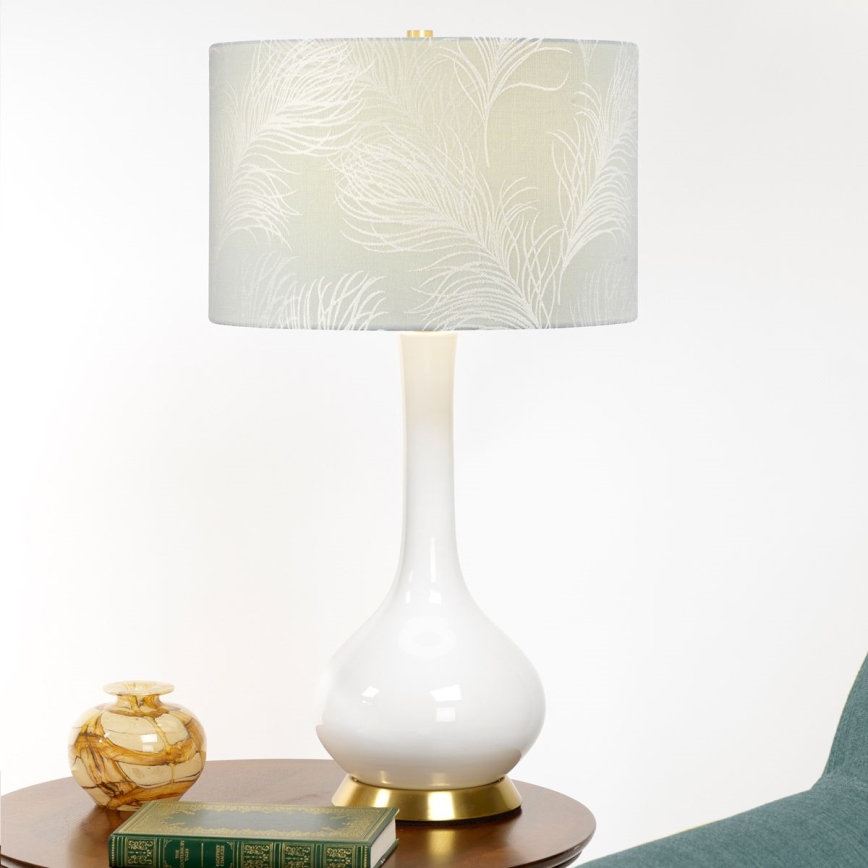 Elstead - Lampa stołowa MILO 1xE27/60W/230V szary