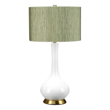 Elstead - Lampa stołowa MILO 1xE27/60W/230V zielony