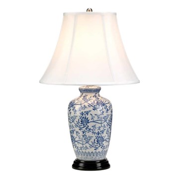 Elstead - Lampa stołowa NIEBIESKI GINGER JAR 1xE27/60W/230V
