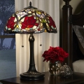 Elstead - Lampa stołowa Tiffany LARISSA 2xE27/60W/230V