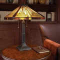 Elstead - Lampa stołowa Tiffany STEPHEN 2xE27/60W/230V