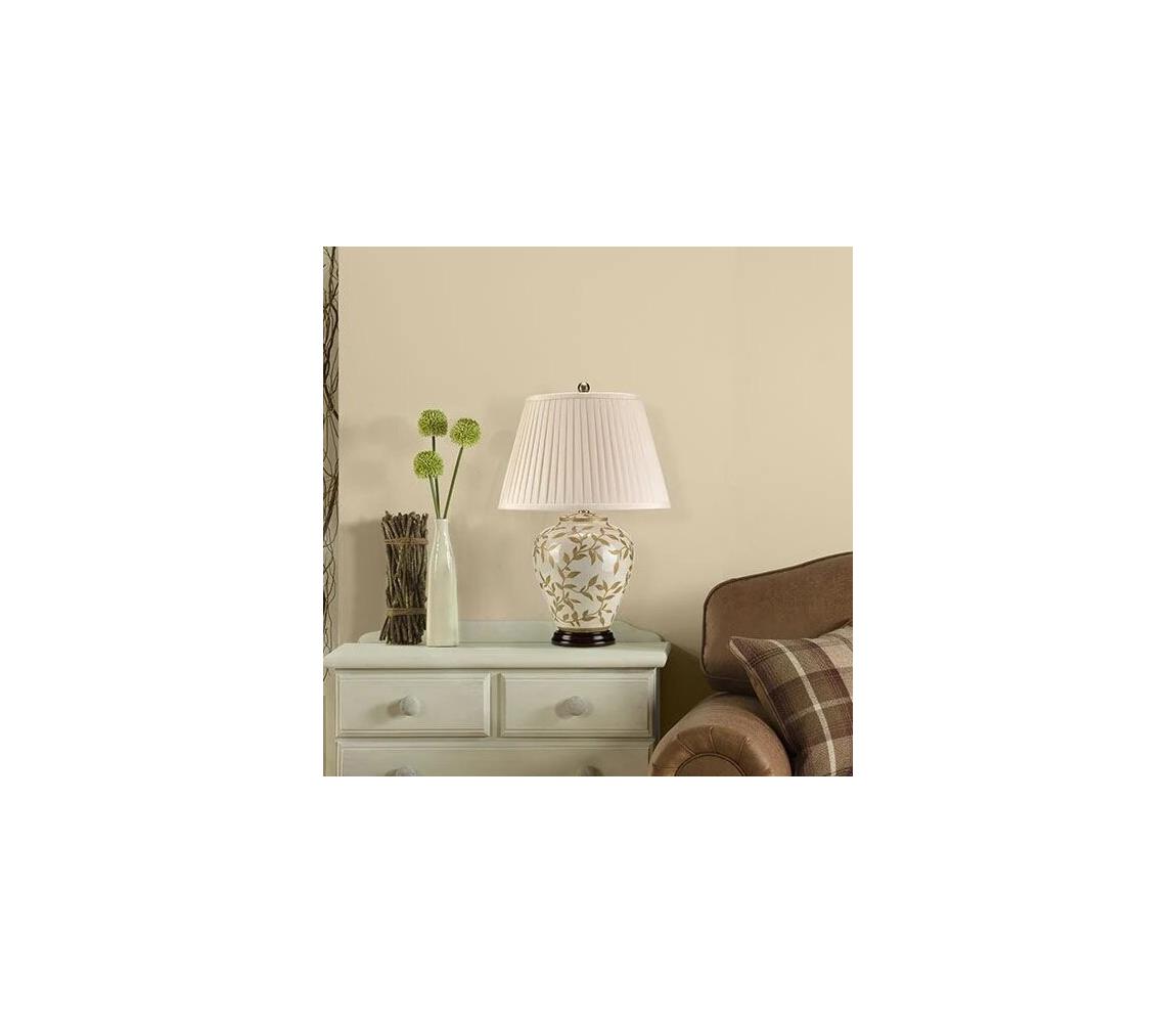 Elstead - Lampa stołowa LEAVES 1xE27/60W/230V