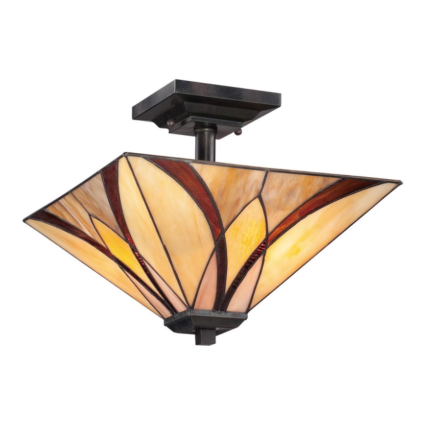 Elstead - Lampa sufitowa Tiffany ASHEVILLE 2xE27/100W/230V