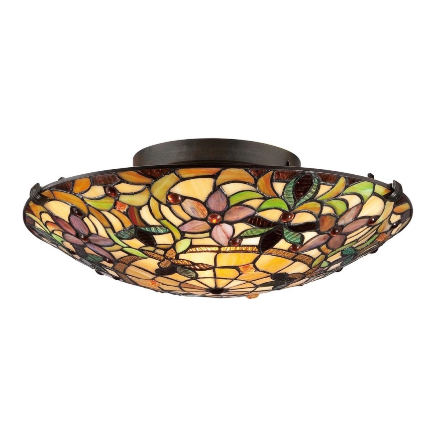 Elstead - Lampa sufitowa Tiffany KAMI 2xE27/60W/230V