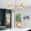 Elstead - Lampa wisząca na pręcie MARVELE 10xE14/40W/230V złota