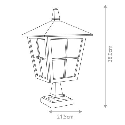 Elstead - Lampa zewnętrzna CANTERBURY 1xE27/100W/230V IP43