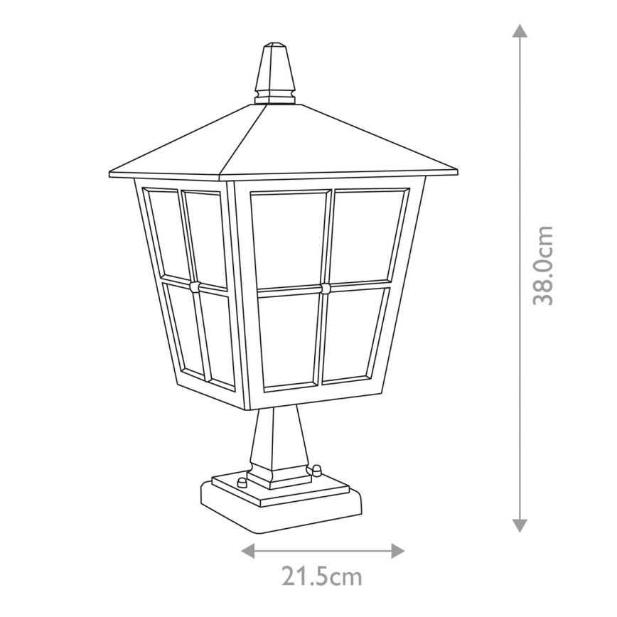 Elstead - Lampa zewnętrzna CANTERBURY 1xE27/100W/230V IP43