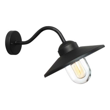 Elstead - Lampa zewnętrzna KLAMPENBORG 1xE27/60W/230V IP44 czarna