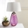 Elstead - LED Lampa stołowa LENA 1xE27/40W/230V + 1xGU10/7W 74 cm różowy/biały