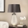 Elstead - LED Lampa stołowa LENA 1xE27/40W/230V + 1xGU10/7W 74 cm szary
