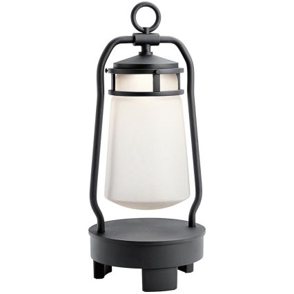 Elstead KL-LYNDON-BT-B-BK - LED Zewnętrzna ściemniana lampa z głośnikiem LYNDON LED/3W/230V IP44 300 mA