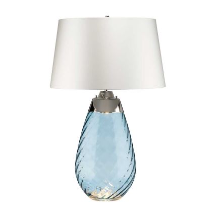 Elstead - LED Lampa stołowa LENA 1xE27/40W/230V + 1xGU10/7W 74 cm niebieski/biały