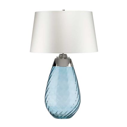 Elstead - LED Lampa stołowa LENA 1xE27/40W/230V + 1xGU10/7W 74 cm niebieski/biały