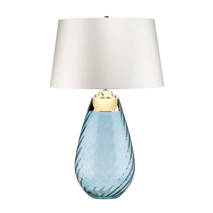 Elstead - LED Lampa stołowa LENA 1xE27/40W/230V + 1xGU10/7W 74 cm niebieski/biały