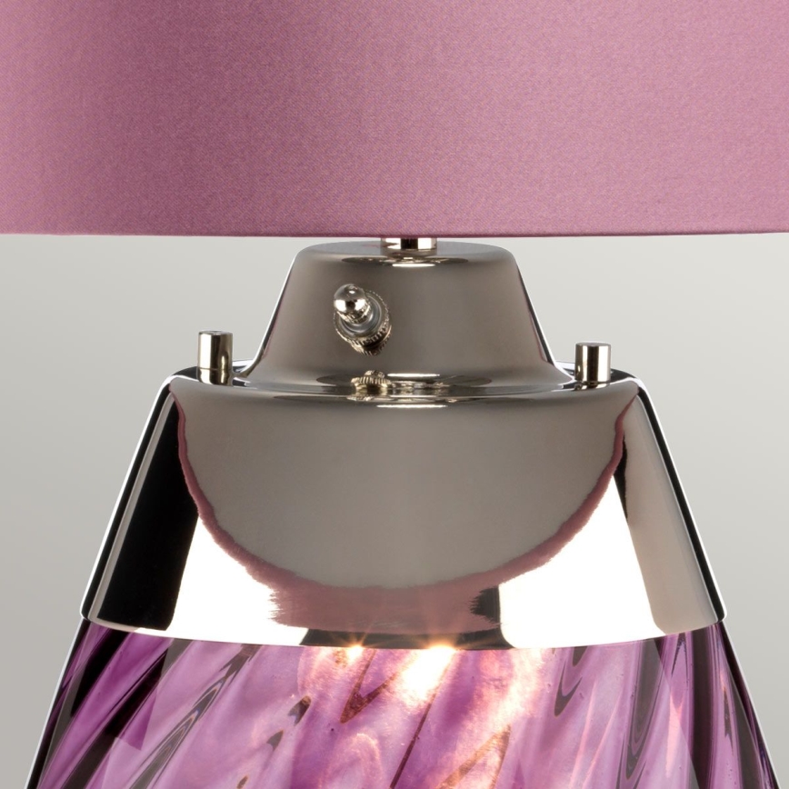 Elstead - LED Lampa stołowa LENA 1xE27/40W/230V + 1xGU10/7W 74 cm różowy
