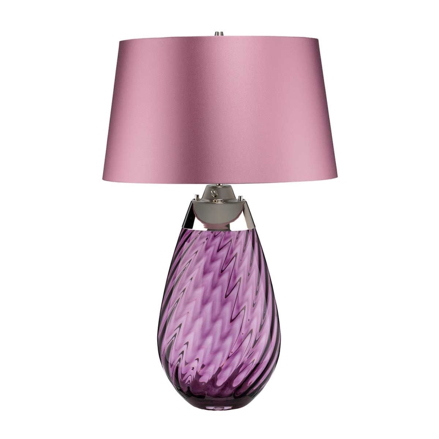 Elstead - LED Lampa stołowa LENA 1xE27/40W/230V + 1xGU10/7W 74 cm różowy