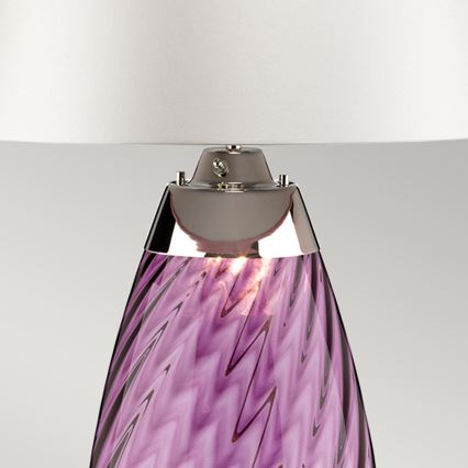 Elstead - LED Lampa stołowa LENA 1xE27/40W/230V + 1xGU10/7W 74 cm różowy/biały