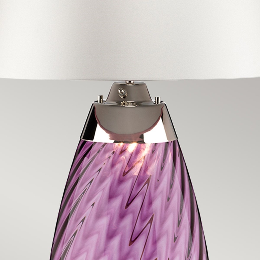 Elstead - LED Lampa stołowa LENA 1xE27/40W/230V + 1xGU10/7W 74 cm różowy/biały