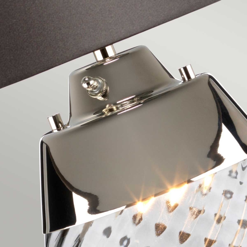 Elstead - LED Lampa stołowa LENA 1xE27/40W/230V + 1xGU10/7W 74 cm szary