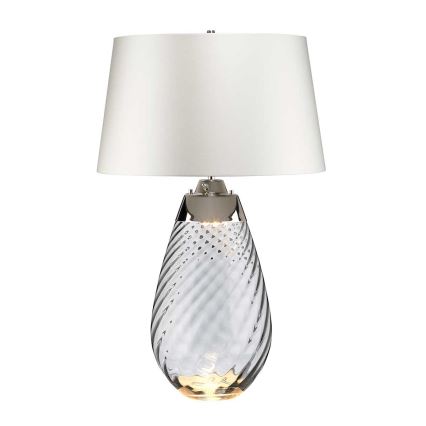 Elstead - LED Lampa stołowa LENA 1xE27/40W/230V + 1xGU10/7W 74 cm biały