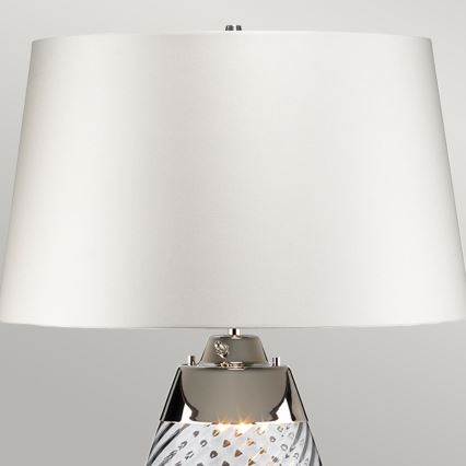 Elstead - LED Lampa stołowa LENA 1xE27/40W/230V + 1xGU10/7W 74 cm biały