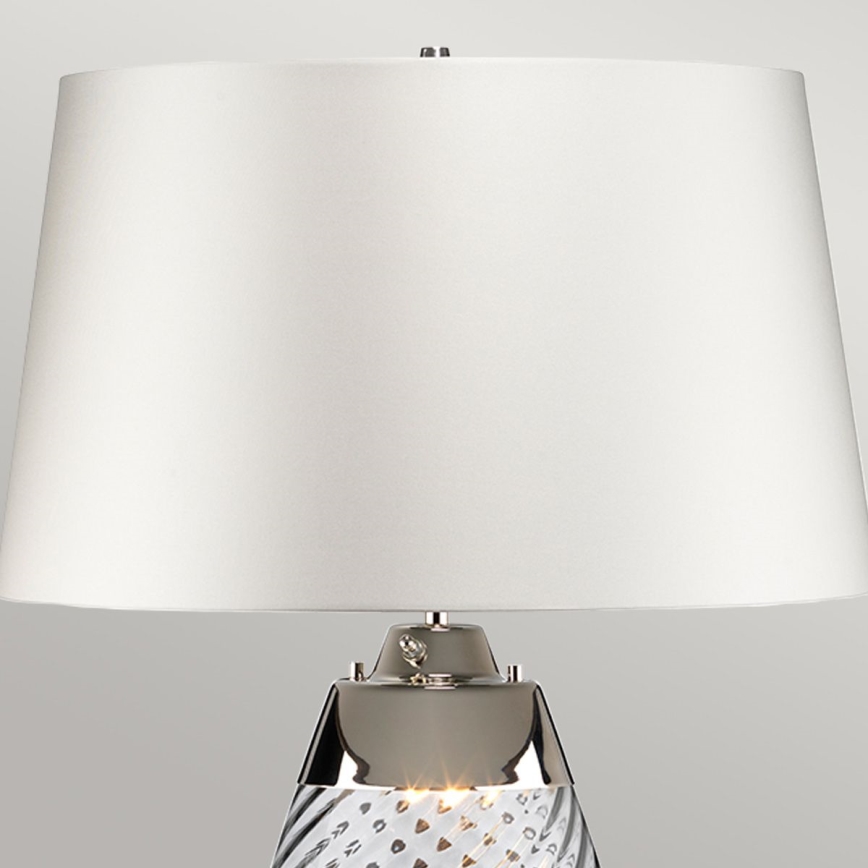 Elstead - LED Lampa stołowa LENA 1xE27/40W/230V + 1xGU10/7W 74 cm biały