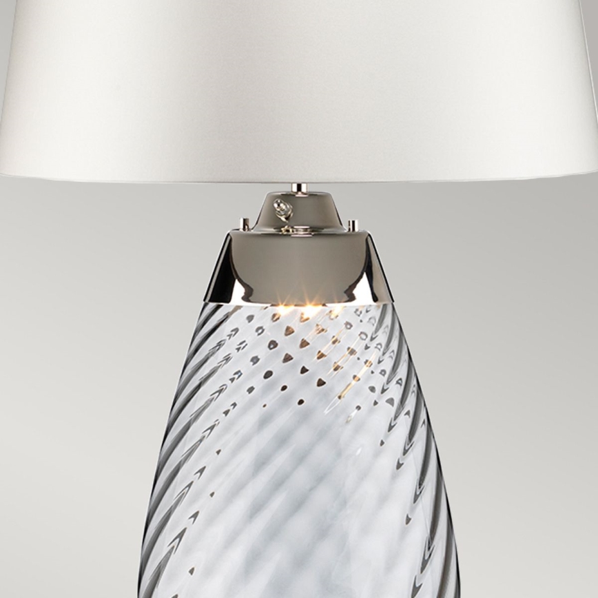 Elstead - LED Lampa stołowa LENA 1xE27/40W/230V + 1xGU10/7W 74 cm biały