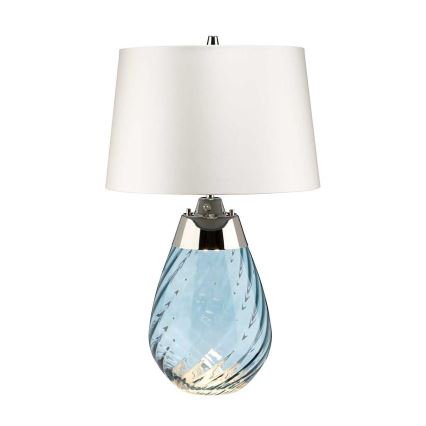 Elstead - LED Lampa stołowa LENA 1xE27/60W/230V + 1xGU10/7W 60,5cm niebieska/biała
