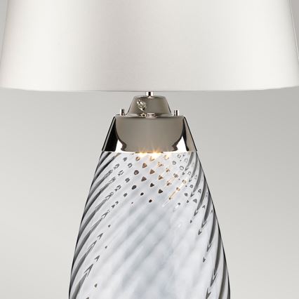 Elstead - LED Lampa stołowa LENA 1xE27/60W/230V + 1xGU10/7W 60,5cm niebieska/biała