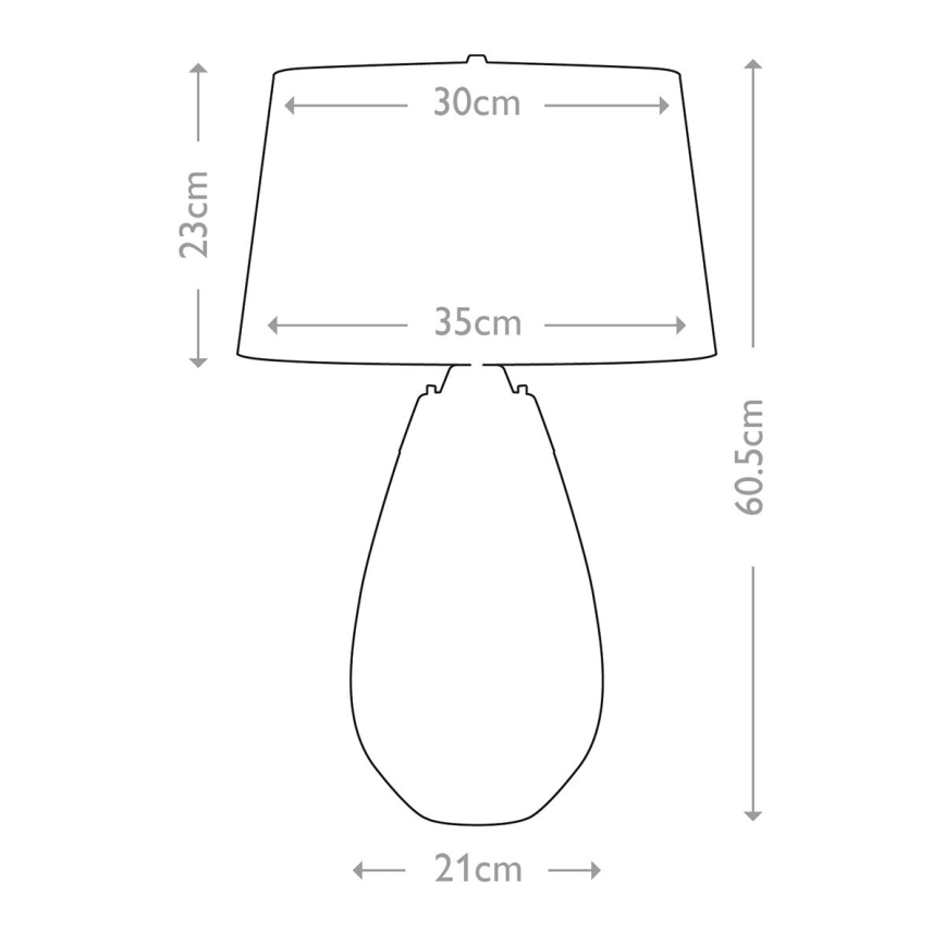 Elstead - LED Lampa stołowa LENA 1xE27/60W/230V + 1xGU10/7W 60,5 cm różowa