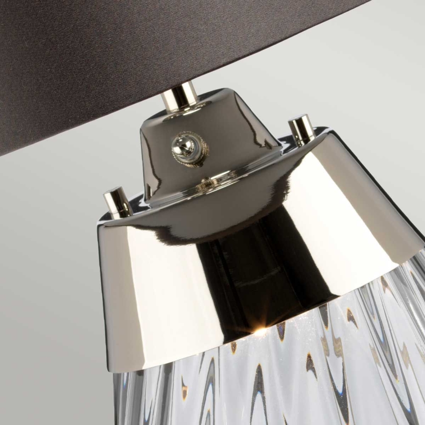 Elstead - LED Lampa stołowa LENA 1xE27/60W/230V + 1xGU10/7W 60,5 cm szara