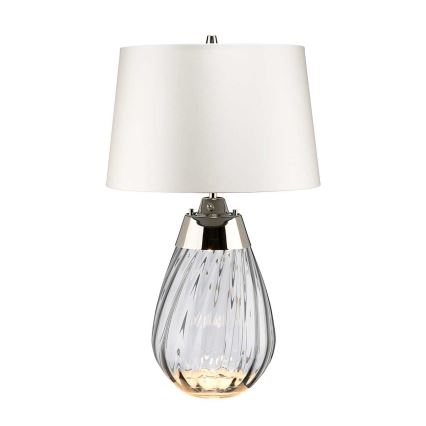 Elstead - LED Lampa stołowa LENA 1xE27/60W/230V + 1xGU10/7W 60,5 cm biała