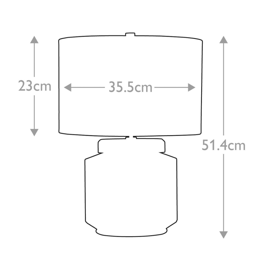 Elstead - Lampa stołowa LUGA 1xE27/60W/230V
