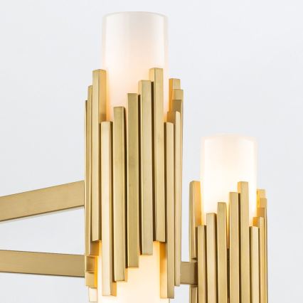 Elstead - Lampa wisząca na pręcie MARVELE 10xE14/40W/230V złota