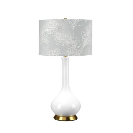 Elstead - Lampa stołowa MILO 1xE27/60W/230V szary