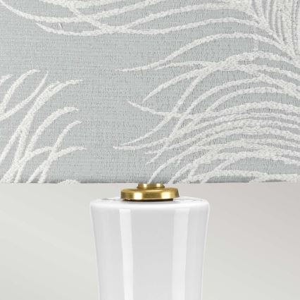 Elstead - Lampa stołowa MILO 1xE27/60W/230V szary