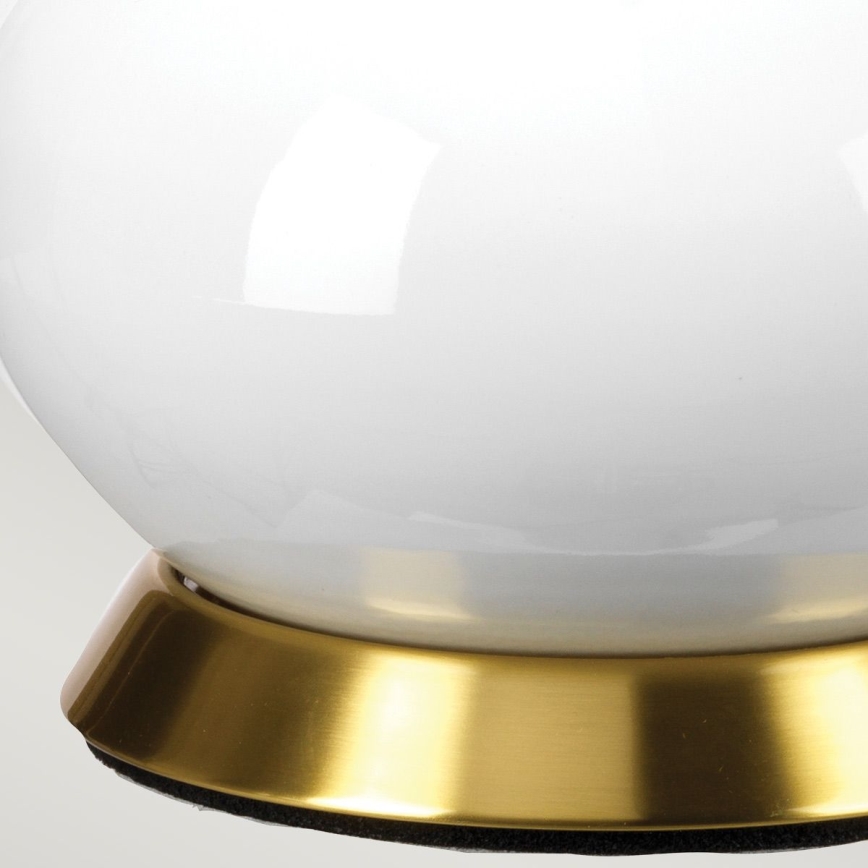 Elstead - Lampa stołowa MILO 1xE27/60W/230V szary/złoty