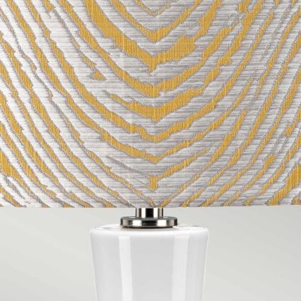 Elstead - Lampa stołowa MILO 1xE27/60W/230V szary/złoty